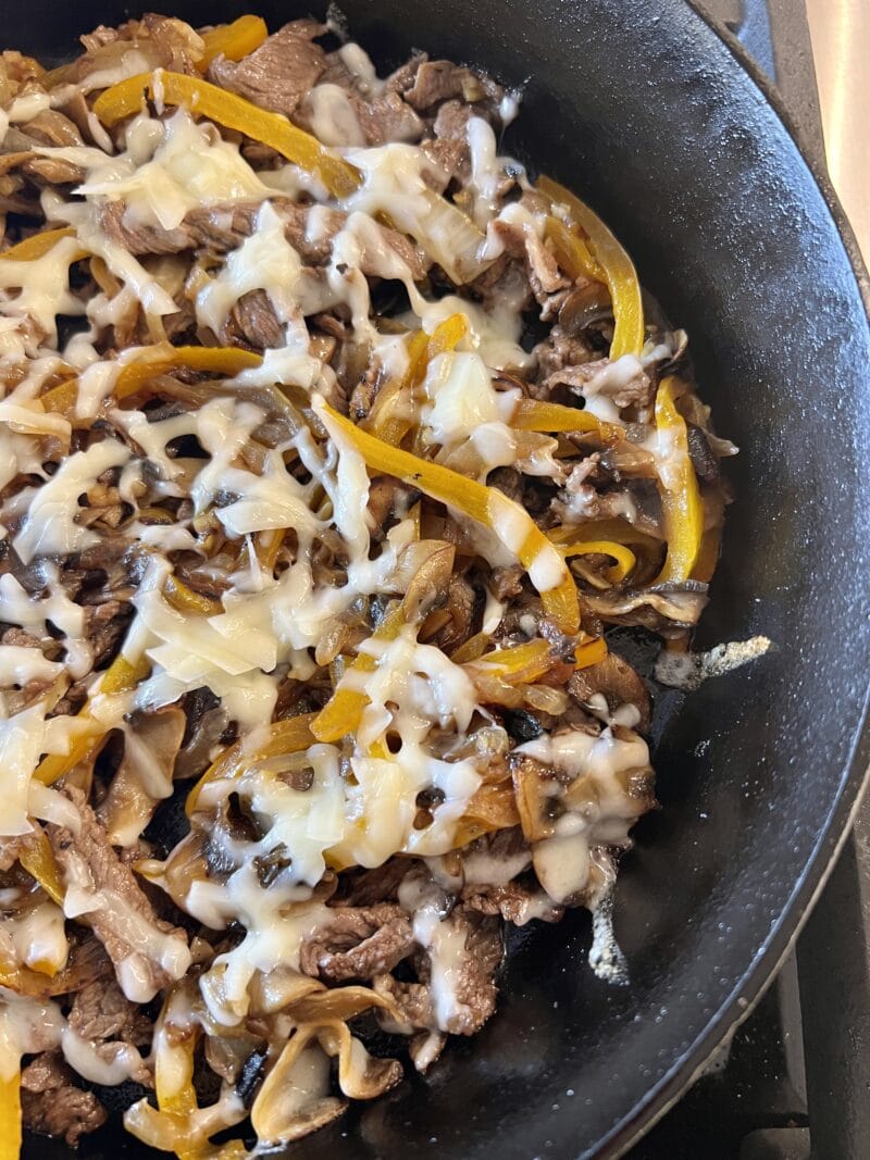 Philly Cheesesteak Skillet