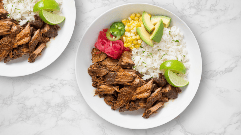beef barbacoa on a plate