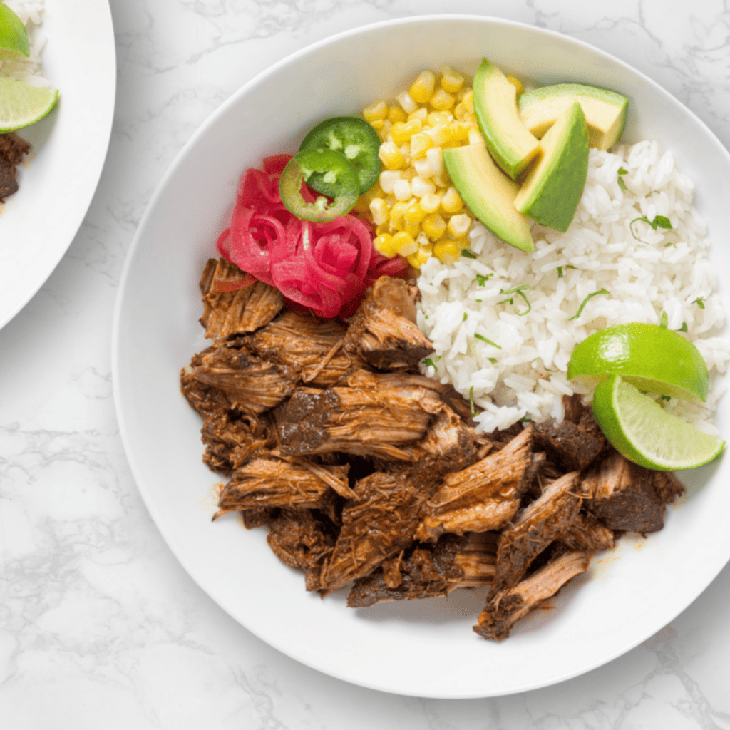 beef barbacoa on a plate