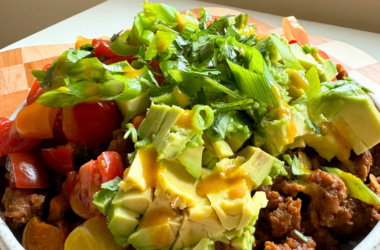 chorizo filled with vegetables pork and egg