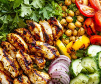 Lemony Shawarma Chicken Salad