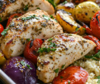 Mediterranean Sheet Pan Chicken